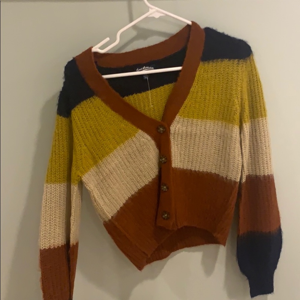 Button up sweater
